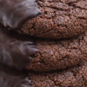 Diet triple chocolate cookies