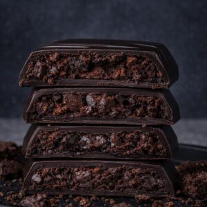 Dark brownie bar